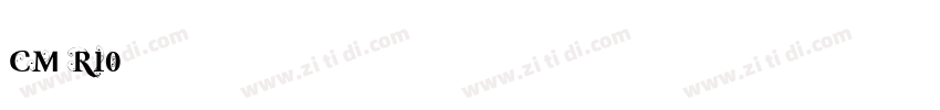 CM R10字体转换